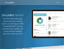 Tablet Screenshot of crowded.com